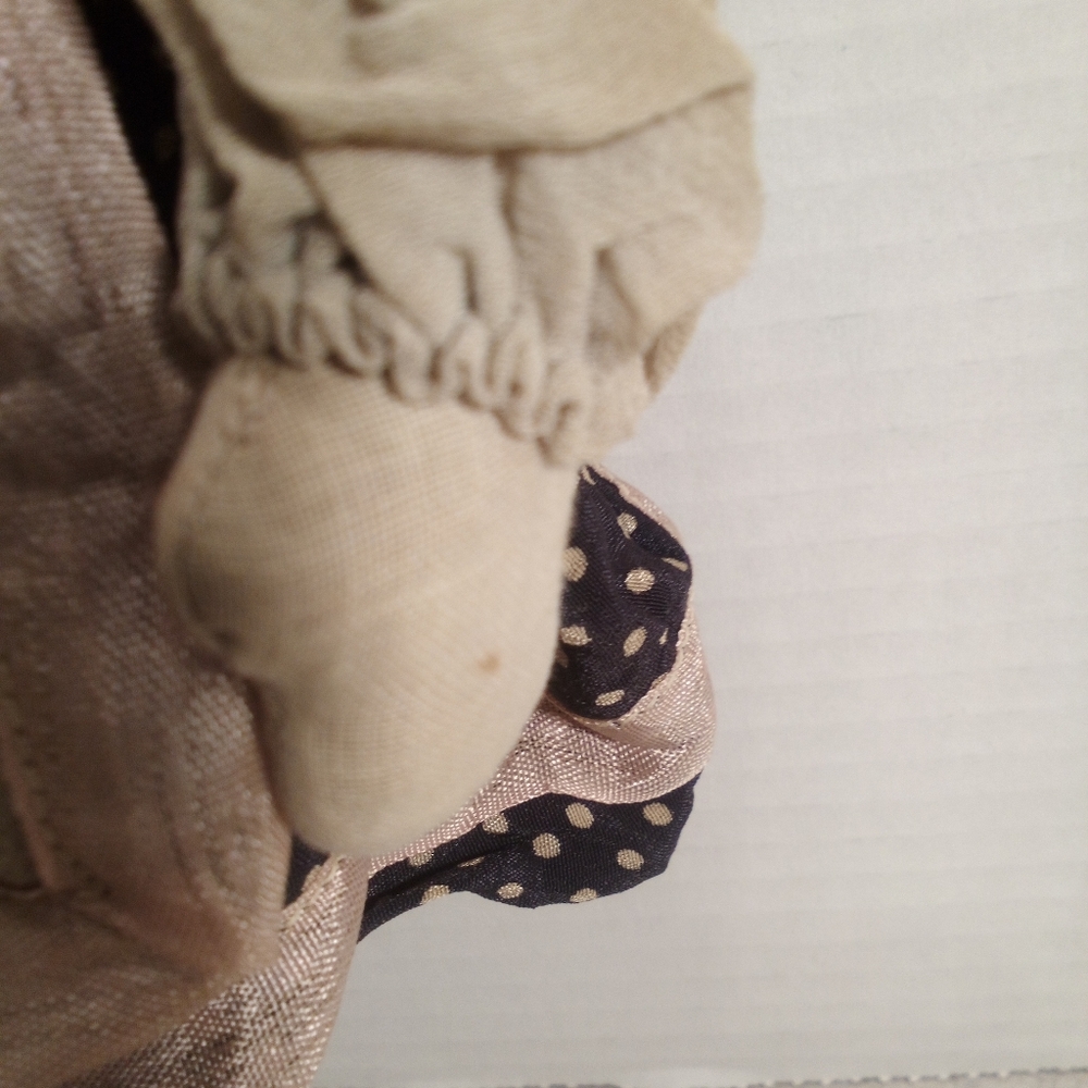 Vintage 1940's Polish Celluloid Mask Face Sawdust Filled Doll - Picture 6 of 6